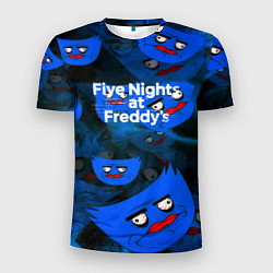 Футболка спортивная мужская Huggy Wuggy x Five Nights at Freddys, цвет: 3D-принт
