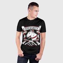 Футболка спортивная мужская Верность традициям - страха нет, цвет: 3D-принт — фото 2