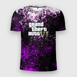 Мужская спорт-футболка Grand Theft Auto 6 vice city
