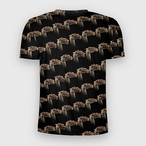 Мужская спорт-футболка Паттерн драконов из тьмы / 3D-принт – фото 2