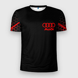 Футболка спортивная мужская Audi sport geometry, цвет: 3D-принт