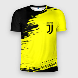 Футболка спортивная мужская Juventus спортивные краски, цвет: 3D-принт