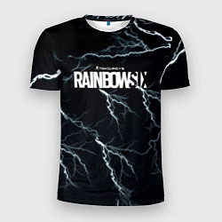 Мужская спорт-футболка Радуга 6 шторм
