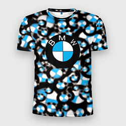 Футболка спортивная мужская BMW sportlogo, цвет: 3D-принт