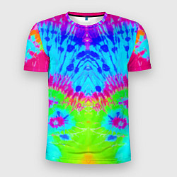 Футболка спортивная мужская Tie-Dye abstraction, цвет: 3D-принт