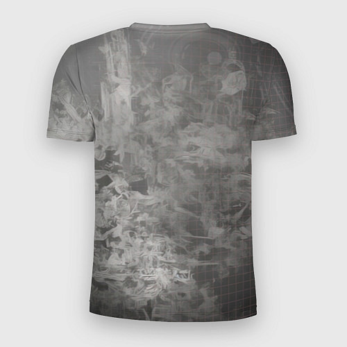 Мужская спорт-футболка Девушка в узорчатом шлеме / 3D-принт – фото 2