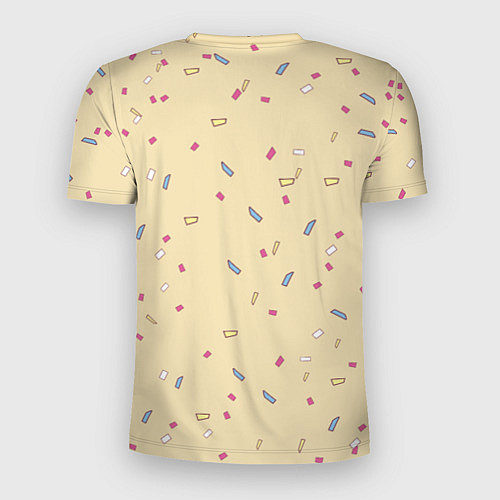 Мужская спорт-футболка Пончик с любовью / 3D-принт – фото 2