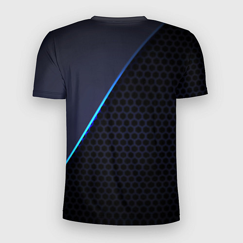 Мужская спорт-футболка Chelsea carbon sport / 3D-принт – фото 2