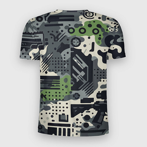 Мужская спорт-футболка Counter Strike go - pattern / 3D-принт – фото 2