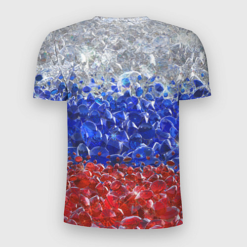 Мужская спорт-футболка Российские драгоценные камни / 3D-принт – фото 2