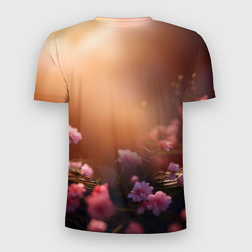 Мужская спорт-футболка Милый маленький хомячок с сердечком / 3D-принт – фото 2