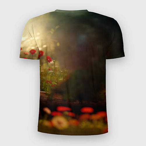 Мужская спорт-футболка Котик грызун / 3D-принт – фото 2