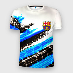 Футболка спортивная мужская Barcelona fc club, цвет: 3D-принт