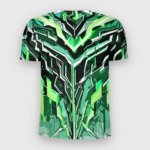 Мужская спорт-футболка Зелёный камень / 3D-принт – фото 2