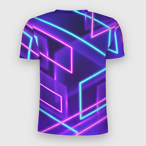 Мужская спорт-футболка Neon Geometric / 3D-принт – фото 2