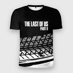 Мужская спорт-футболка The Last of Us краски асфальт