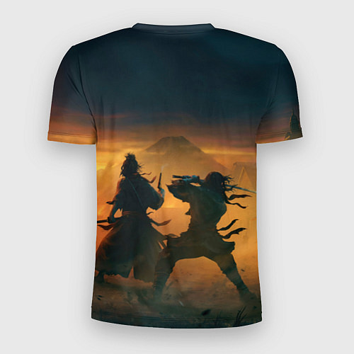 Мужская спорт-футболка Самураи rise of the ronin / 3D-принт – фото 2