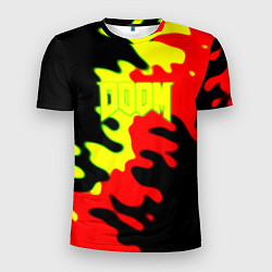 Мужская спорт-футболка Doom mars abstract