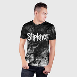 Футболка спортивная мужская Slipknot black graphite, цвет: 3D-принт — фото 2