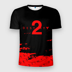 Мужская спорт-футболка Destiny 2 краски надписи