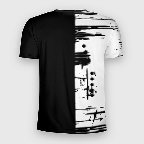 Мужская спорт-футболка Silent hill краски текстура гейм / 3D-принт – фото 2