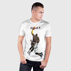 Футболка спортивная мужская Goat 23 - LeBron James, цвет: 3D-принт — фото 2