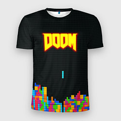 Мужская спорт-футболка Doom x tetrix коллабарация