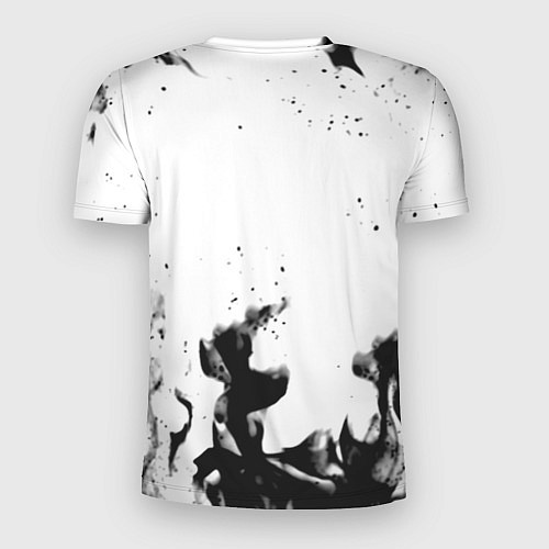 Мужская спорт-футболка Nickelback серый дым рок / 3D-принт – фото 2
