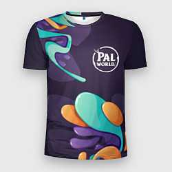 Мужская спорт-футболка Palworld graffity splash