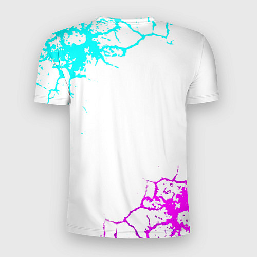 Мужская спорт-футболка Blink 182 неоновые краски / 3D-принт – фото 2
