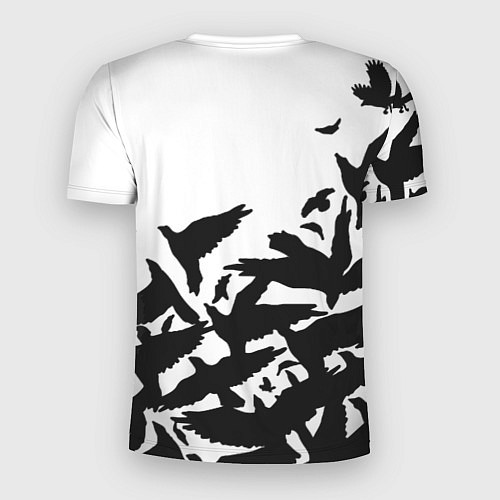 Мужская спорт-футболка Three Days Grace вороны бенд / 3D-принт – фото 2