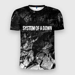 Мужская спорт-футболка System of a Down black graphite