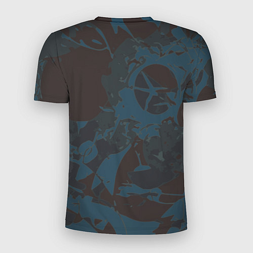 Мужская спорт-футболка Абстрактный камуфляж / 3D-принт – фото 2