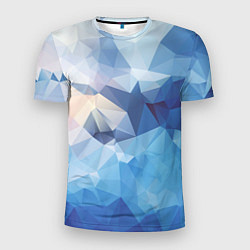 Мужская спорт-футболка Абстрактная текстура многоугольника
