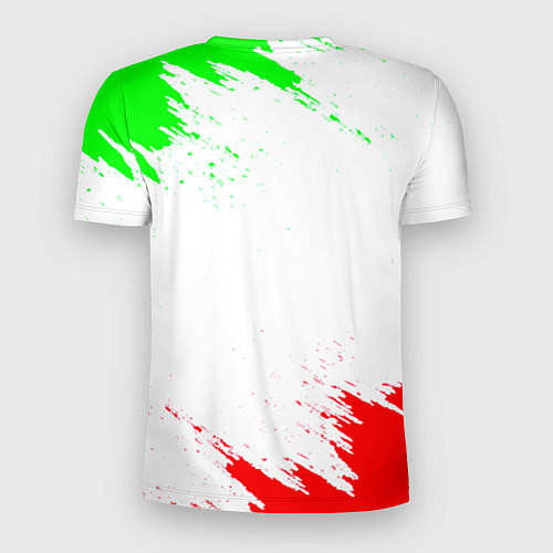 Мужская спорт-футболка Liverpool краски спорт / 3D-принт – фото 2