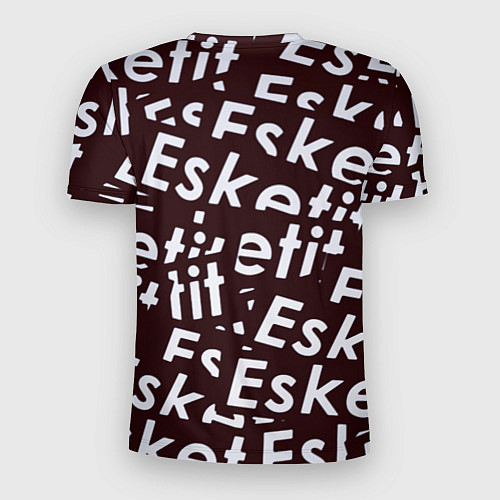 Мужская спорт-футболка Esskeetit logo pattern / 3D-принт – фото 2