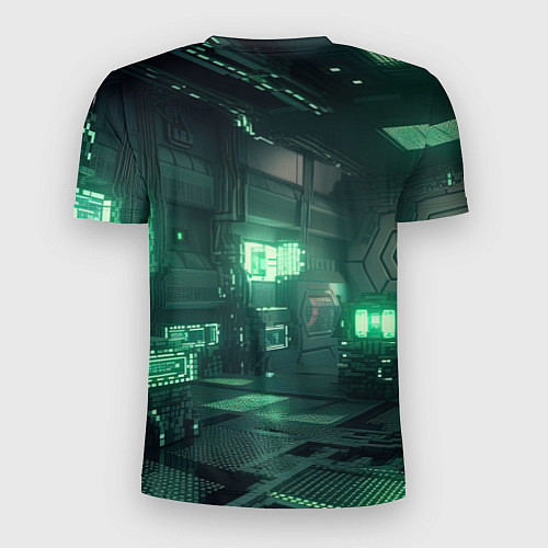 Мужская спорт-футболка Minecraft девушка хакер / 3D-принт – фото 2
