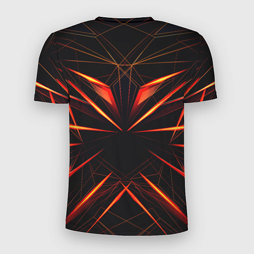 Мужская спорт-футболка Оранжевый хрусталь / 3D-принт – фото 2
