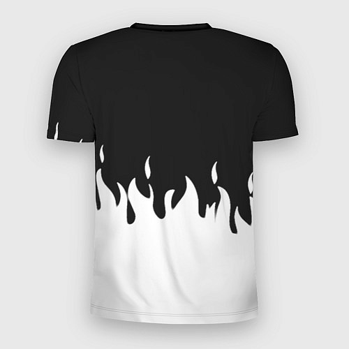 Мужская спорт-футболка Ramones fire black rock / 3D-принт – фото 2