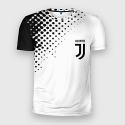 Мужская спорт-футболка Juventus sport black geometry