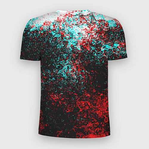 Мужская спорт-футболка Dayz глитч брызги красок / 3D-принт – фото 2