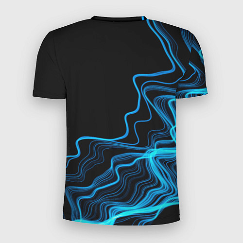 Мужская спорт-футболка Skillet sound wave / 3D-принт – фото 2