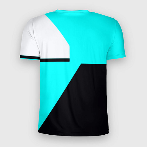 Мужская спорт-футболка Juventus sport geometry fc / 3D-принт – фото 2