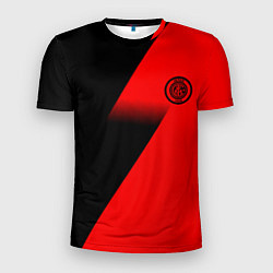 Мужская спорт-футболка Inter geometry red sport