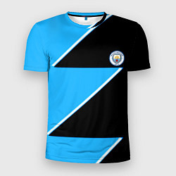 Мужская спорт-футболка Manchester City geometry sport