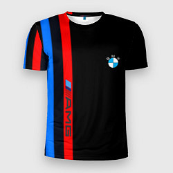 Футболка спортивная мужская BMW amg sport, цвет: 3D-принт