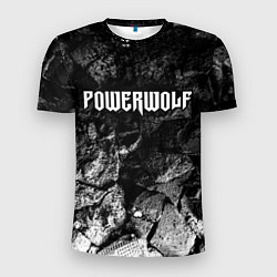 Мужская спорт-футболка Powerwolf black graphite