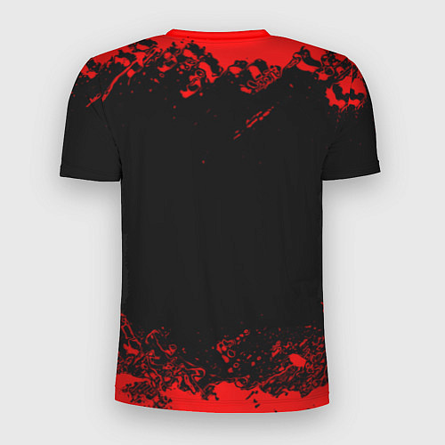 Мужская спорт-футболка RUST краски текстура шутер / 3D-принт – фото 2