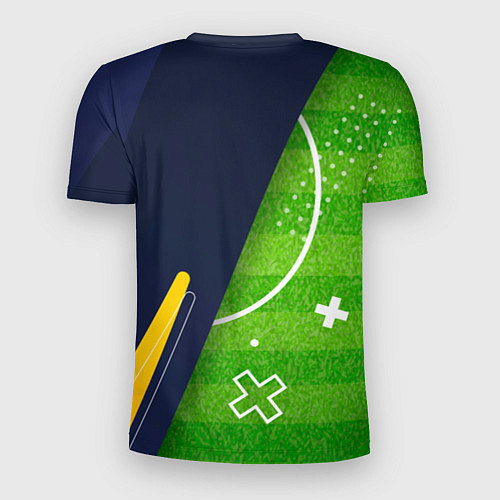 Мужская спорт-футболка Porto football field / 3D-принт – фото 2