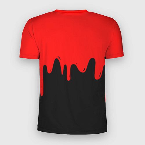 Мужская спорт-футболка Quake краски текстура шутер / 3D-принт – фото 2